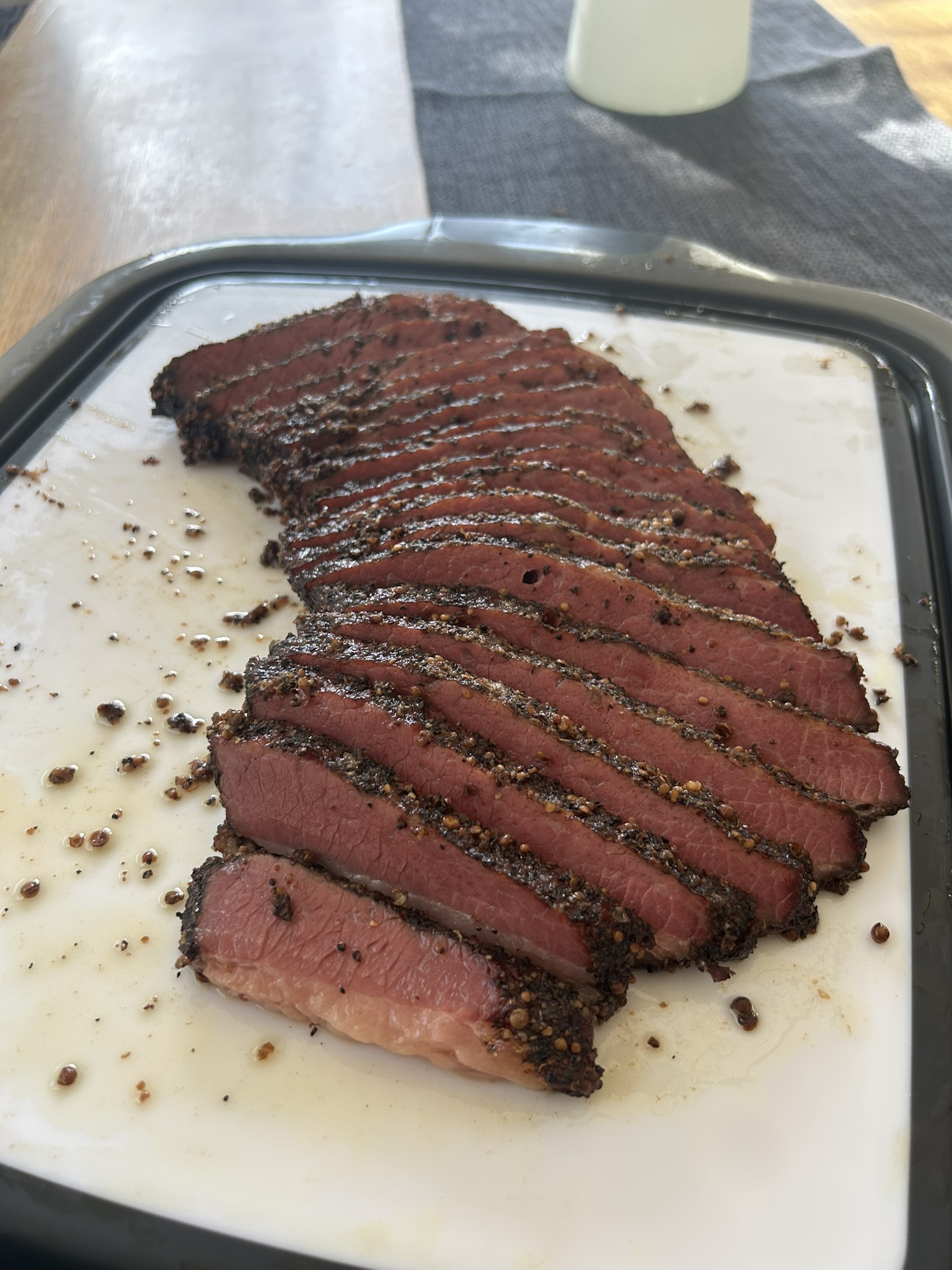 Pastrami sliced